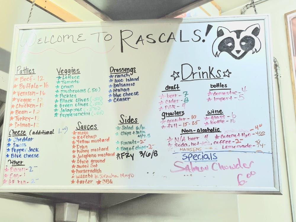 Rascal's Bar & Grill Menu image 2